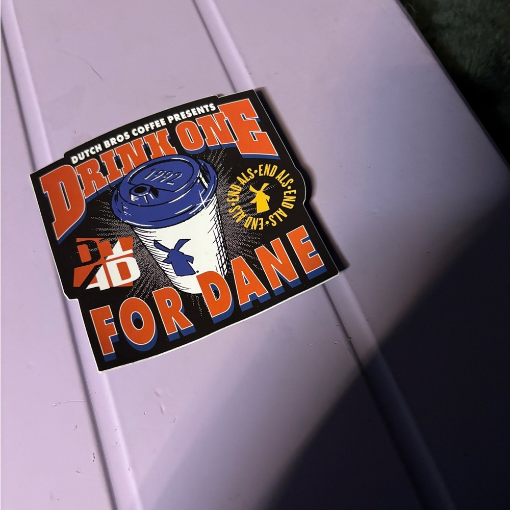 Dutch Bros Multicolor Drink One Sticker